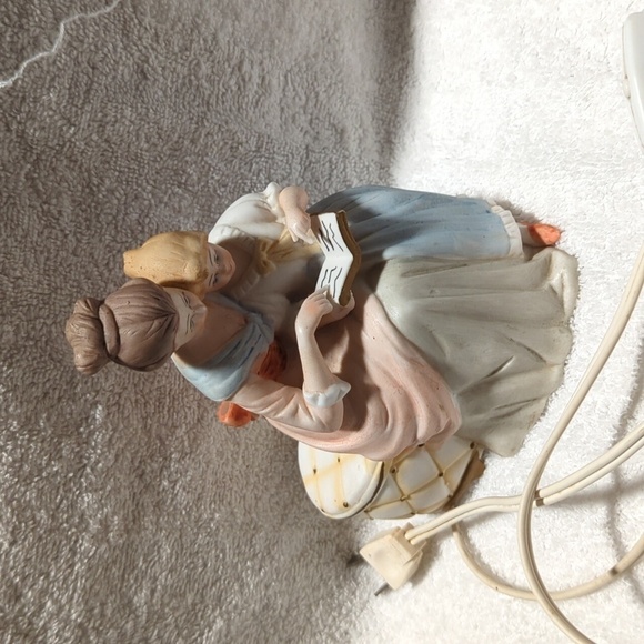 Ardalt Japan Verithin Mother & Child Vintage Porcelain Nightlight - Picture 1 of 9